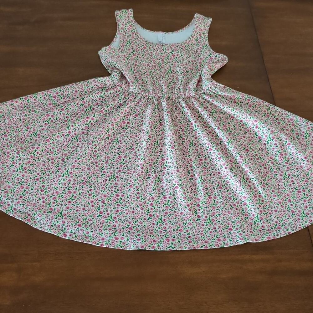 American Apparel girls sleeveless floral twirl Dress size 10 EUC
